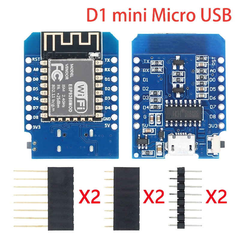 Mikro USB/Tip-C USB WeMos D1 M - Nodemcuv2 incelemesi ve fiyatı