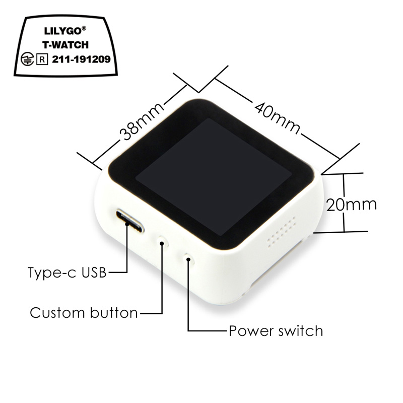 LILYGO®TTGO T-Watch programlan - Ttgo T Watch incelemesi ve fiyatı